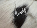The Happy Lil’ Howdy Necklace - Silver