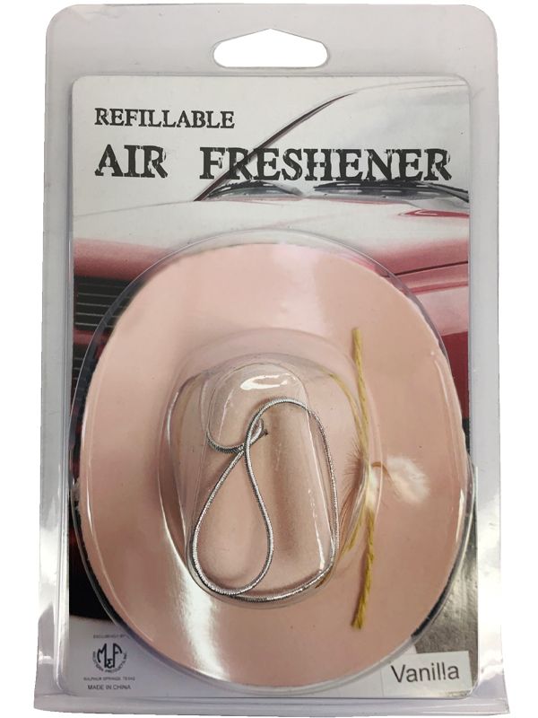 Mini Cowboy Hat Air Freshener Cute Car Mirror Dangler