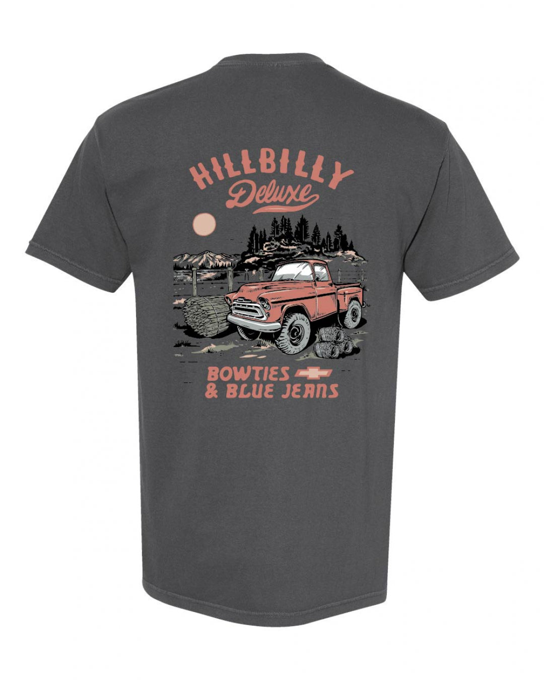 The Original Hillbilly Deluxe Tee - Chevy in Asphalt