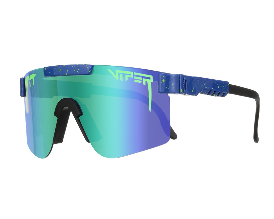 The Original Leonardo Polarized Blue-Green Sunglasses by Pit Viper - Narrow