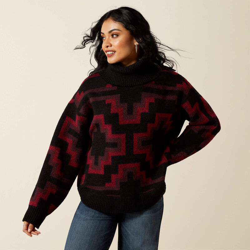 The Licorice Aztec Sweater by Ariat