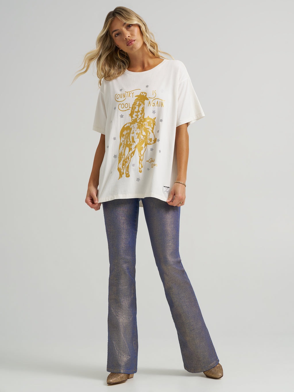 Country is Cool Again Tee - Wrangler x Lainey Wilson