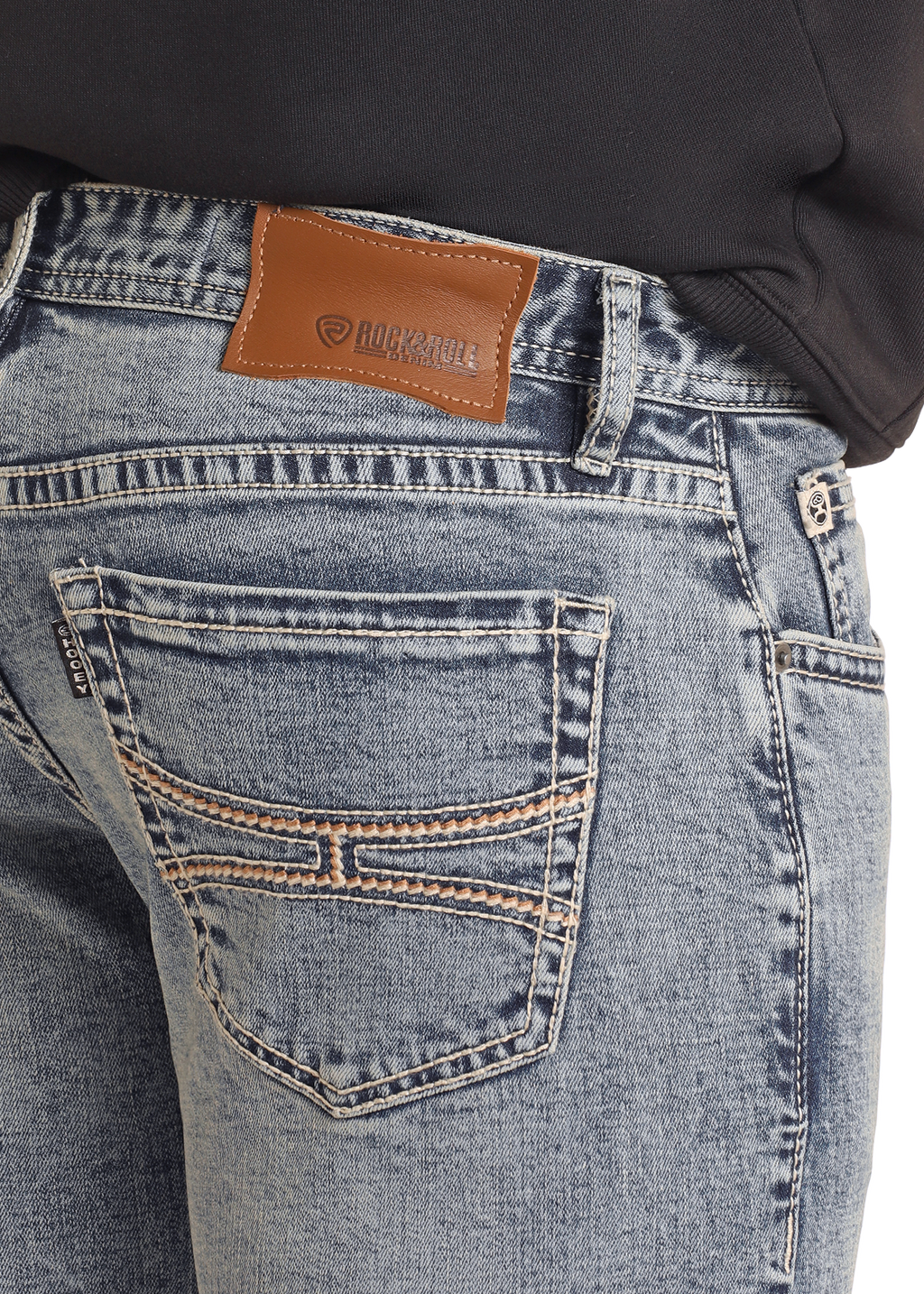 The Jackson Ridge Revolver Slim Straight fit Jeans by Hooey x Rock & Roll Denim