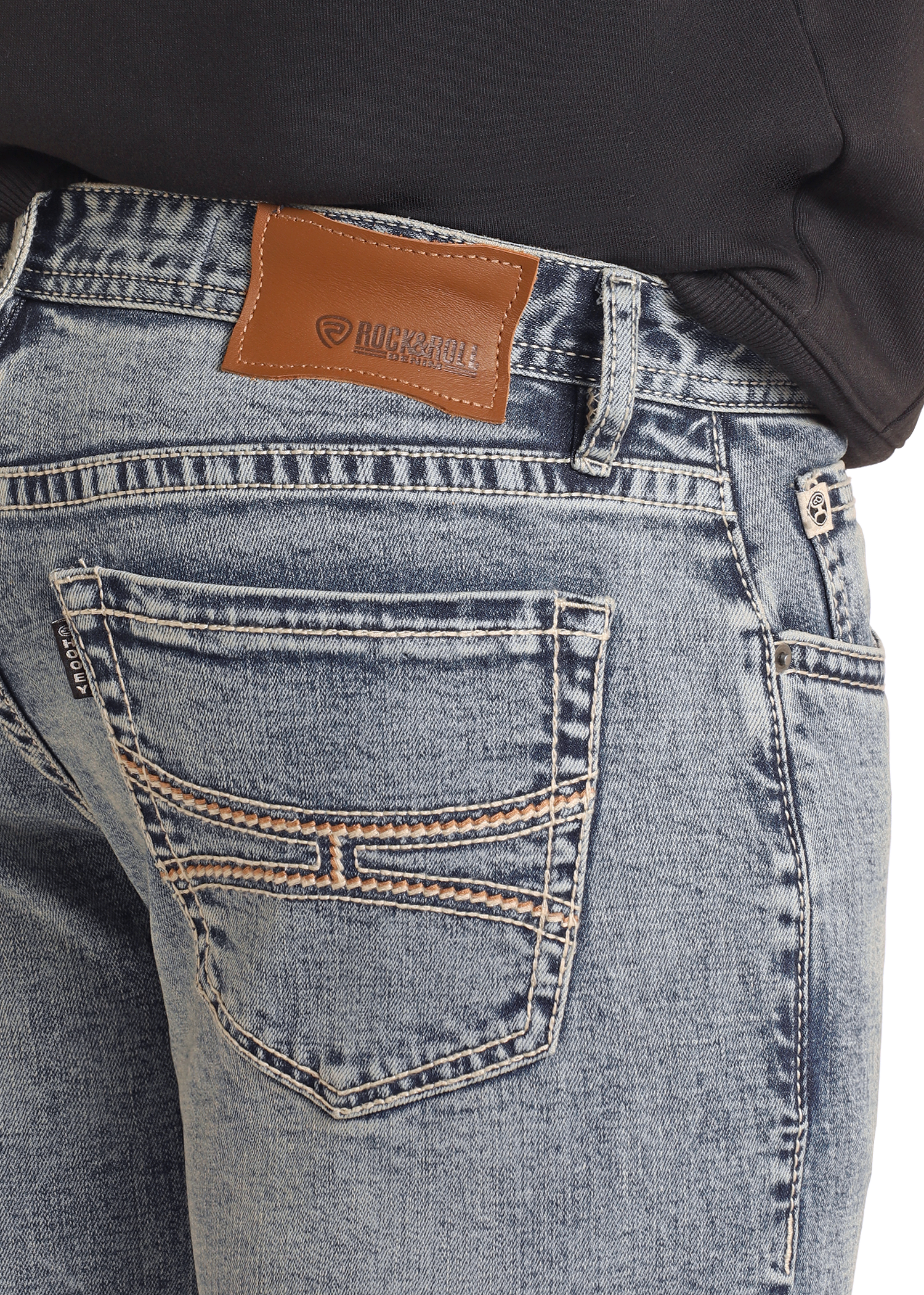 The Jackson Ridge Revolver Slim Straight fit Jeans by Hooey x Rock & Roll Denim