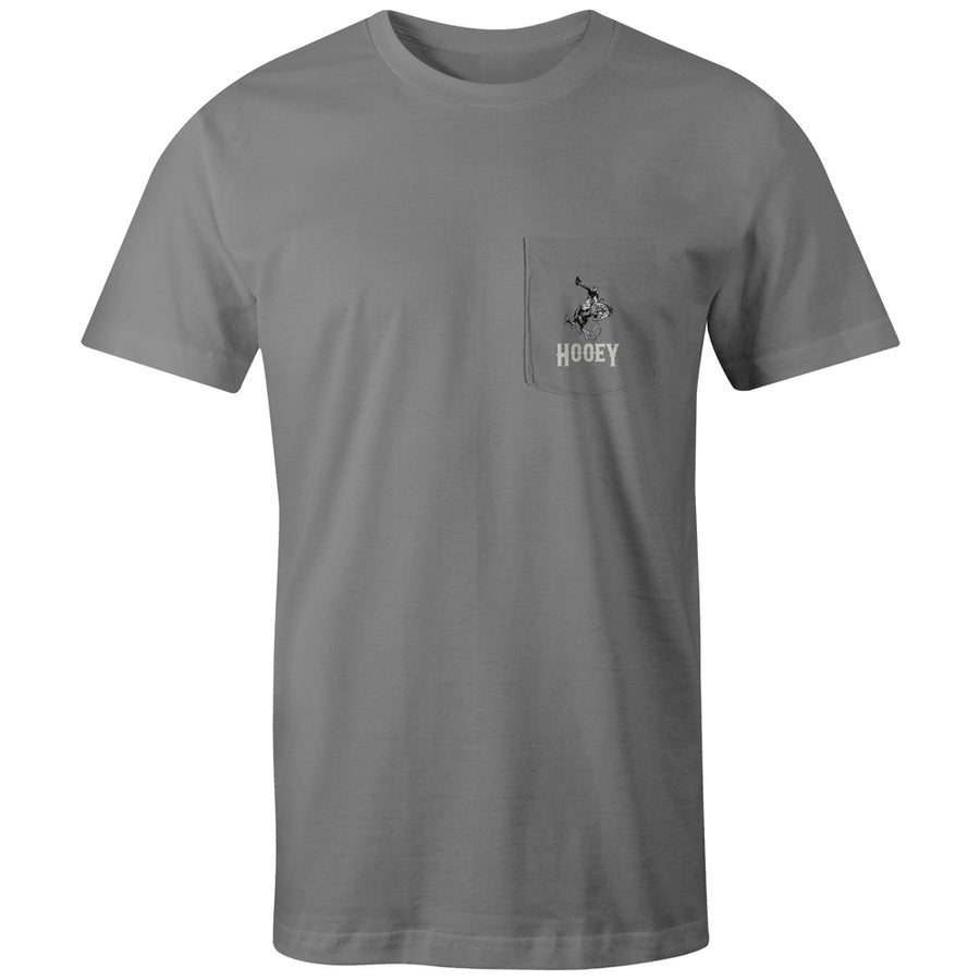 The Cheyenne Tee by Hooey in Stone Wash Grey