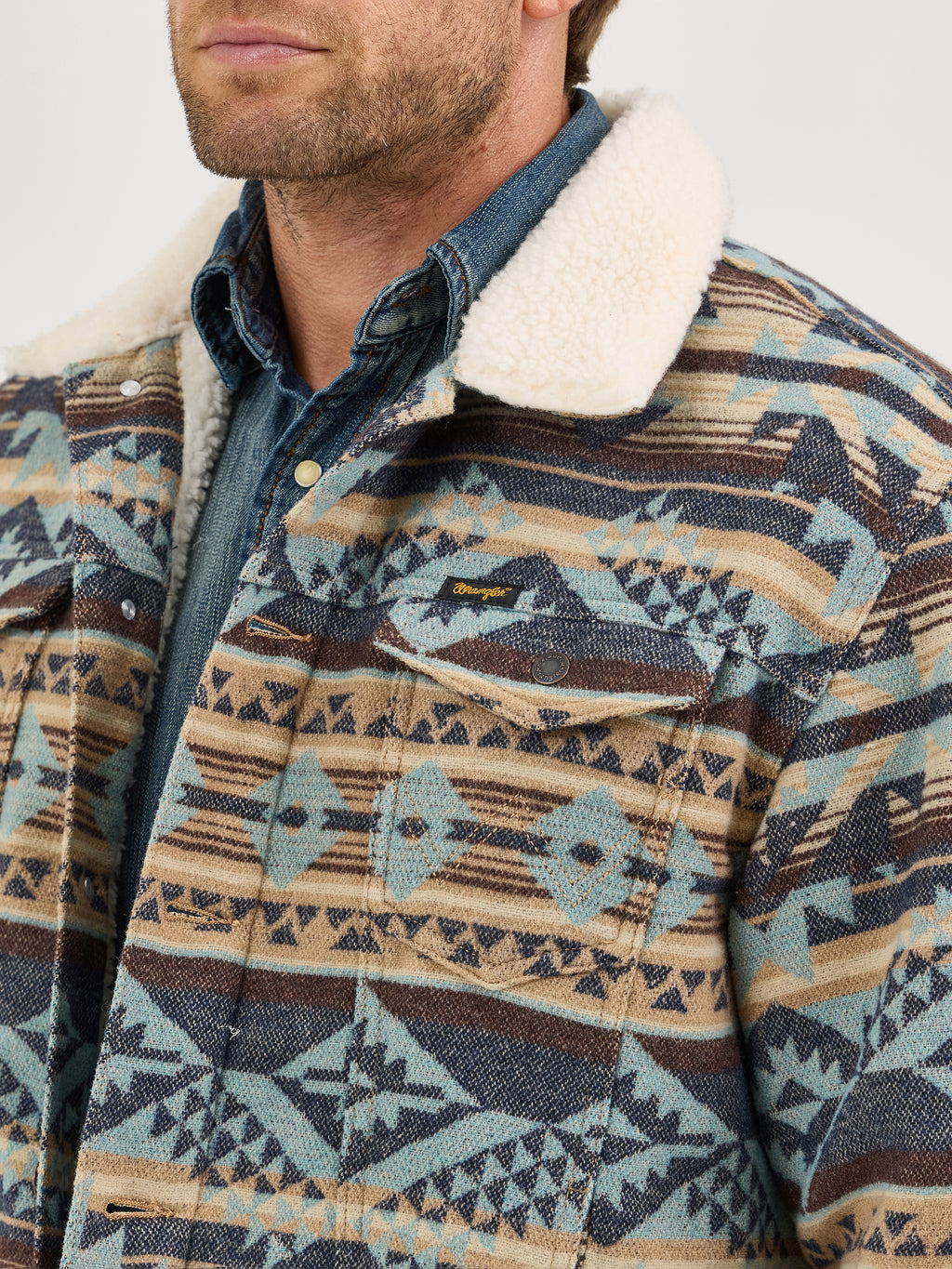 The Hudson Men's Sherpa Jacket by Wrangler