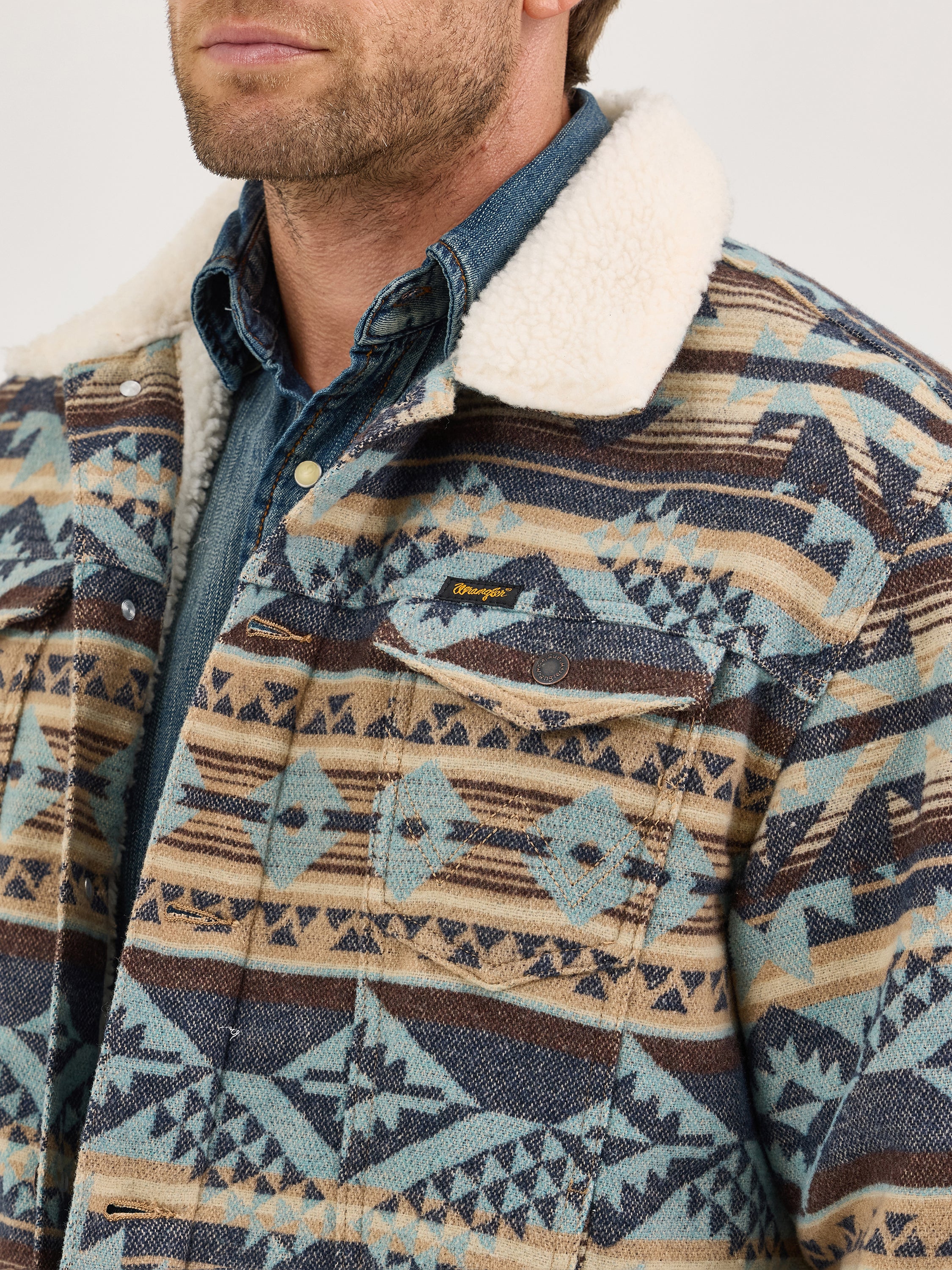 The Hudson Men's Sherpa Jacket by Wrangler