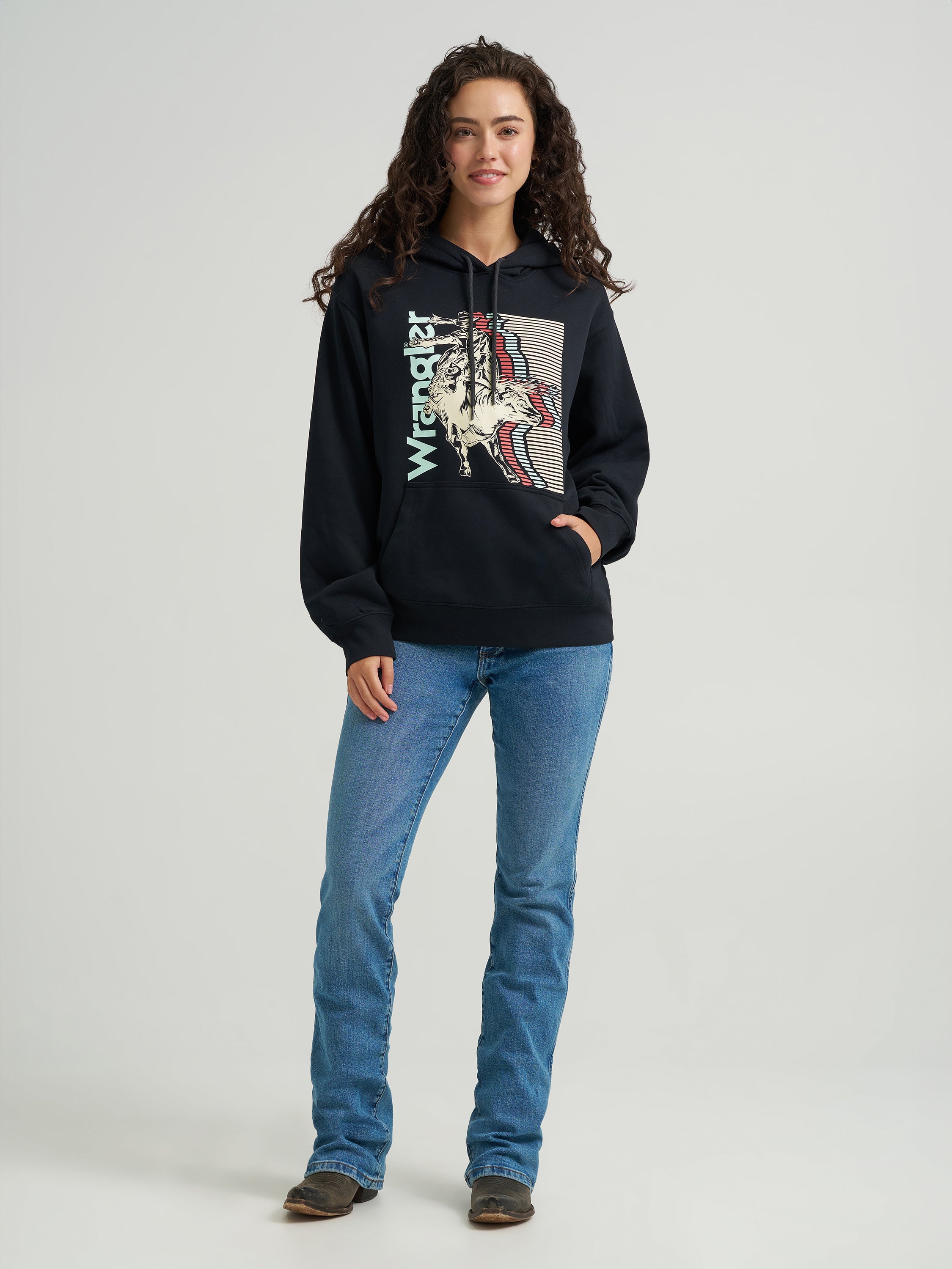 The Neon Ride Pullover Hoodie by Wrangler