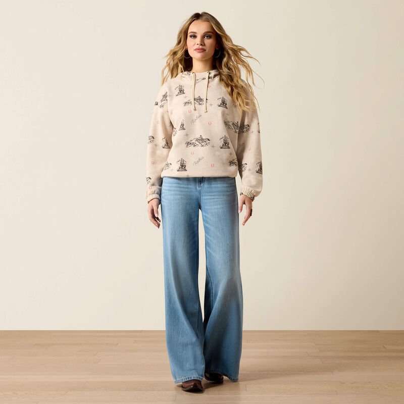 The Ranch Rodeo Hooded Women's Sweatshirt by Ariat