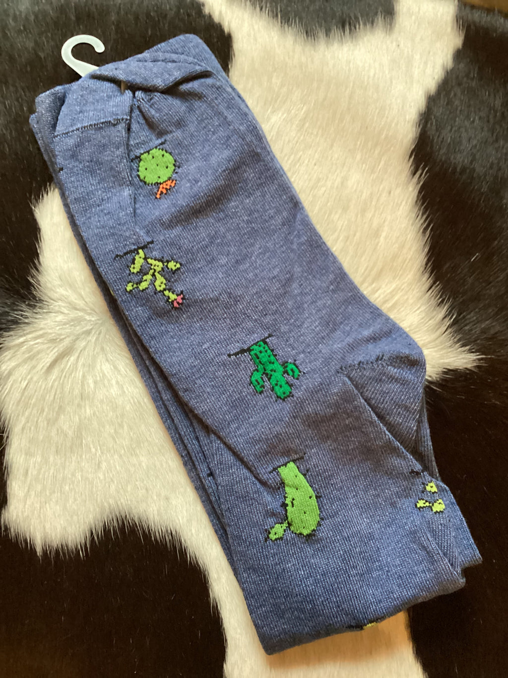 The Denim Cactus Socks
