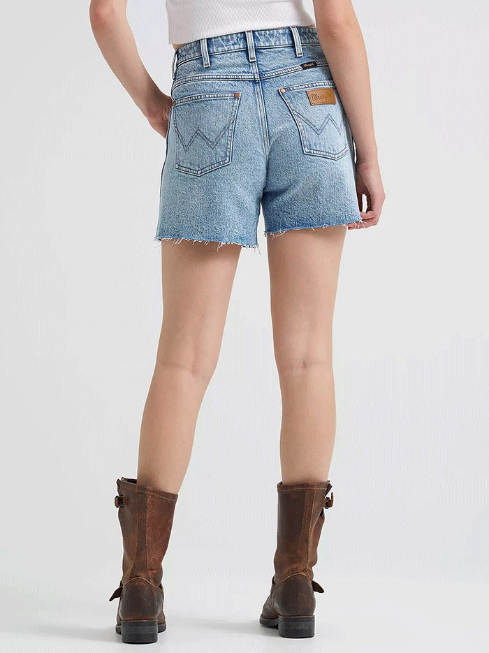 The High Rise Cowboy Cut Shorts by Wrangler