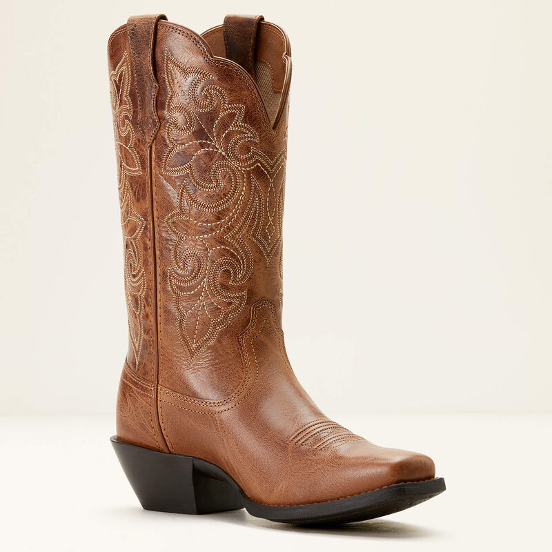 The Cassie Round Up Square Toe Women's Boot By Ariat