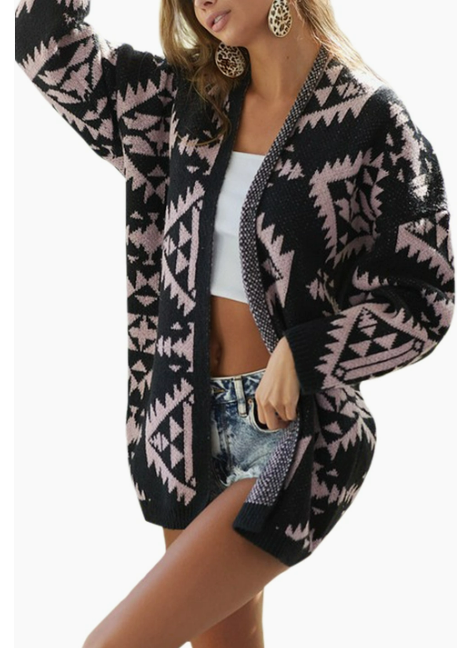Cotton Candy Aztec Cardigan