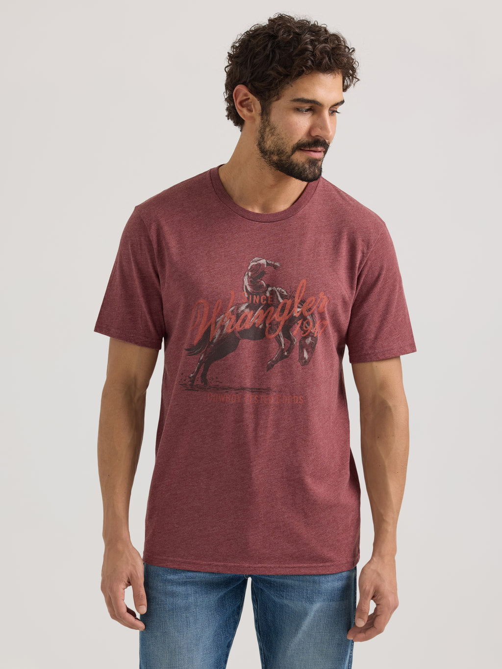 The Cowboy Tested Bronc Men's Tee By Wrangler