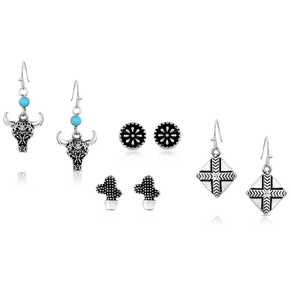On The Plains 4 pack Earring Set by Montana Attitude