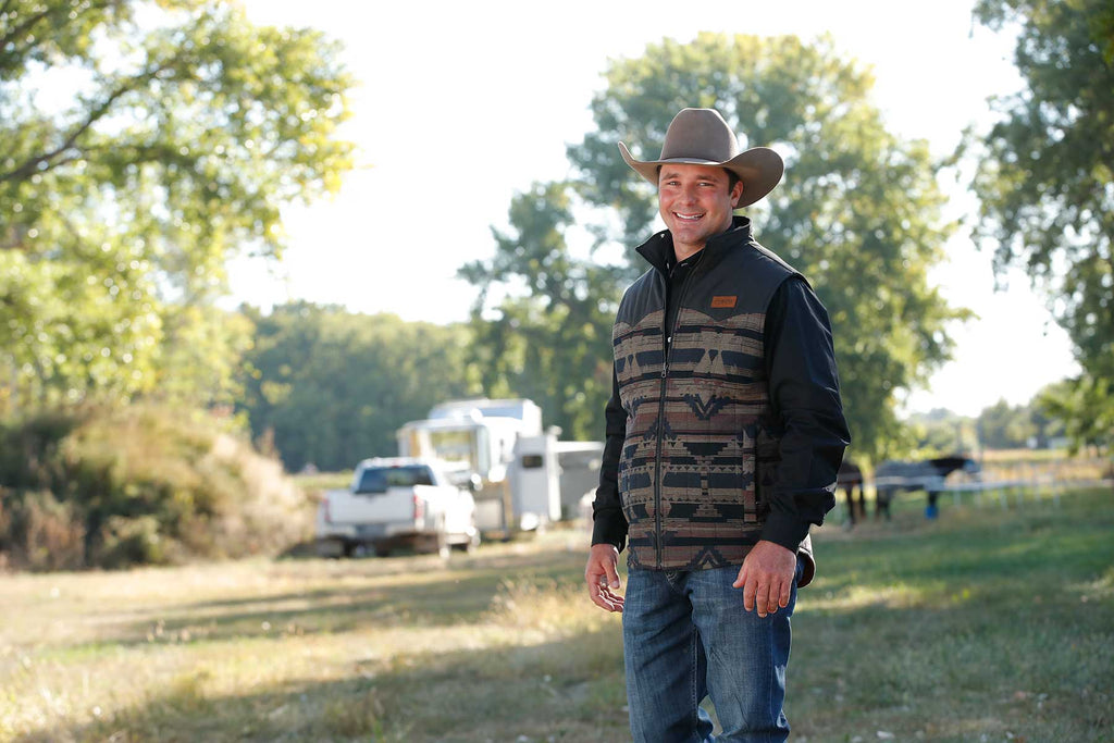 The Windy Ridge Men's Reversible Vest by Cinch