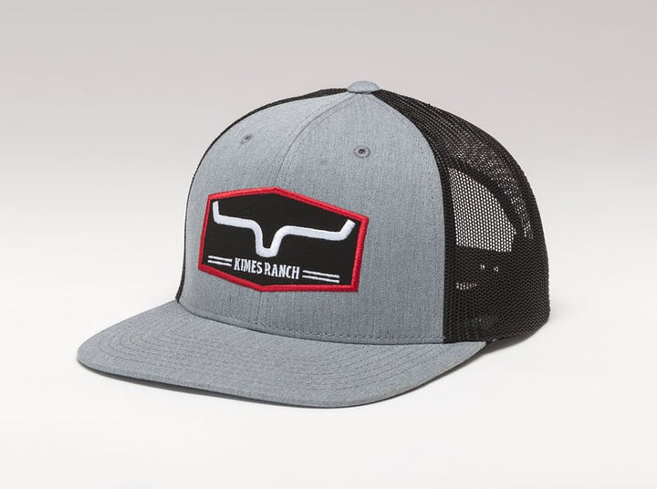 Replay Trucker Hat by Kimes Ranch - Grey/Black