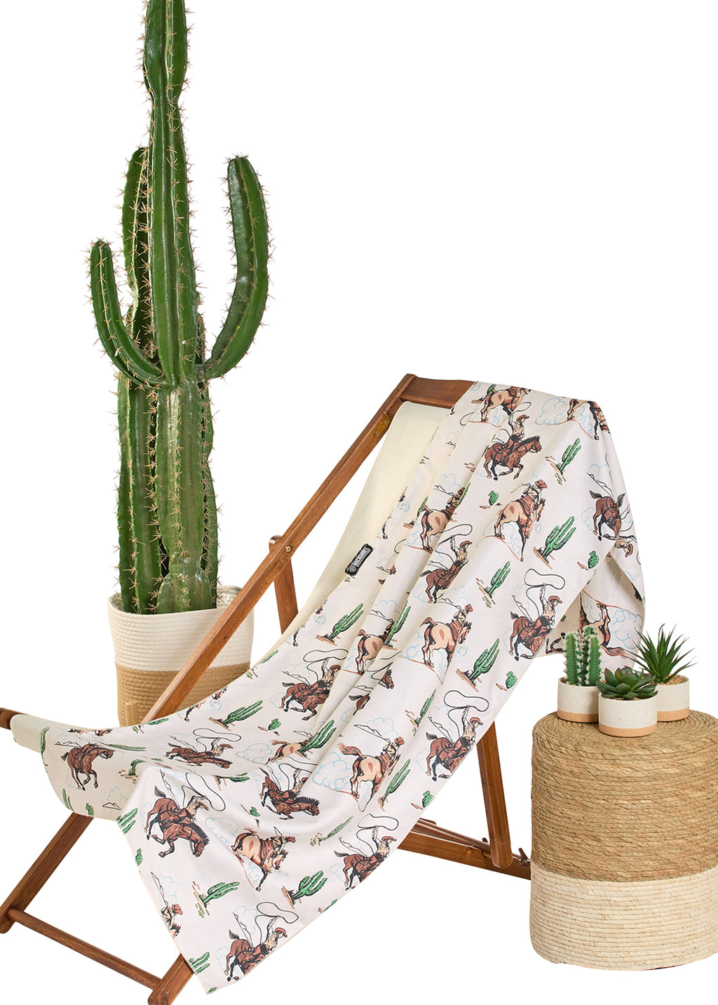 The Cowboy Crazy Microfibre Towel by Rock & Roll Denim