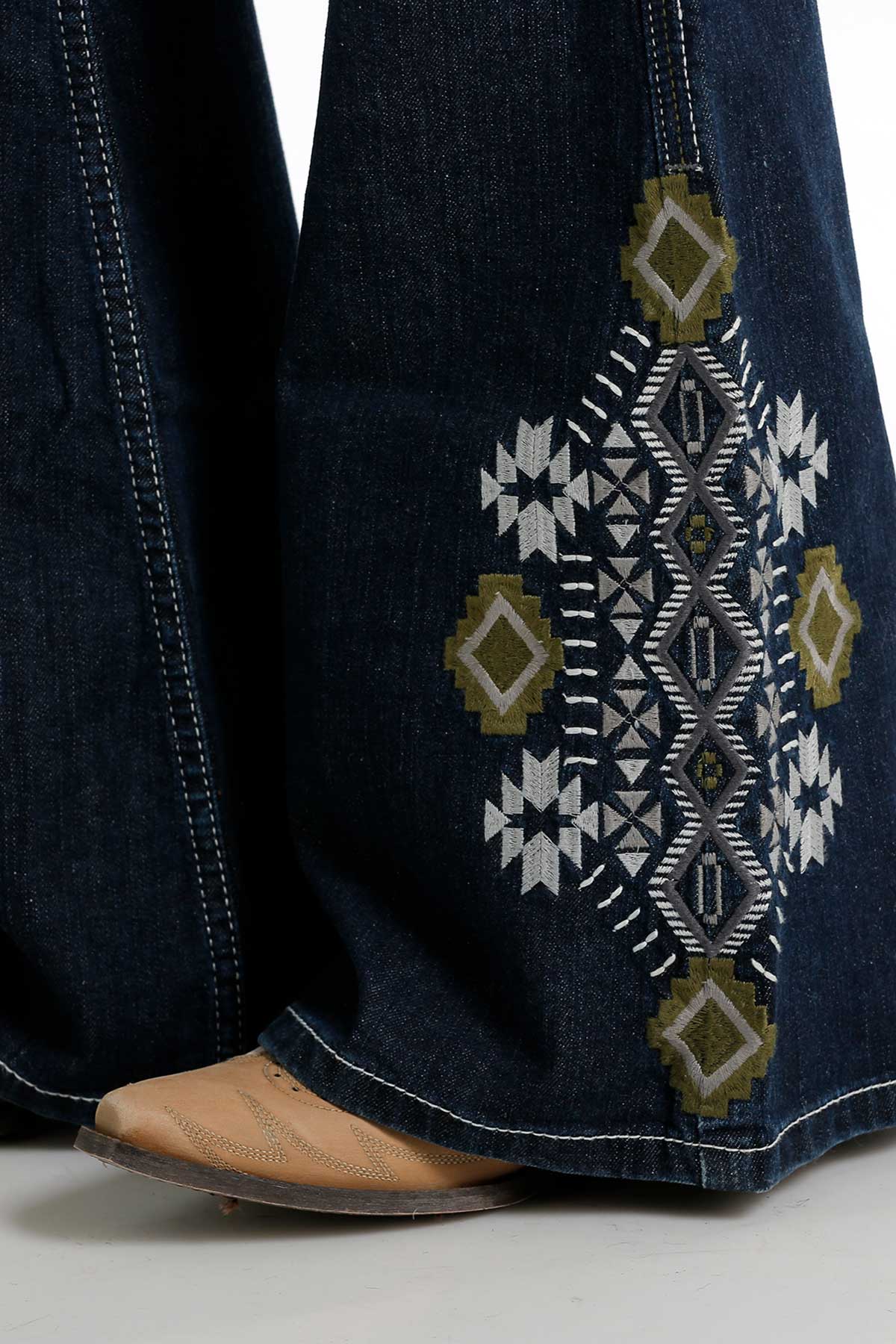 Howdy Ya'll Flare Jeans by Cruel Denim