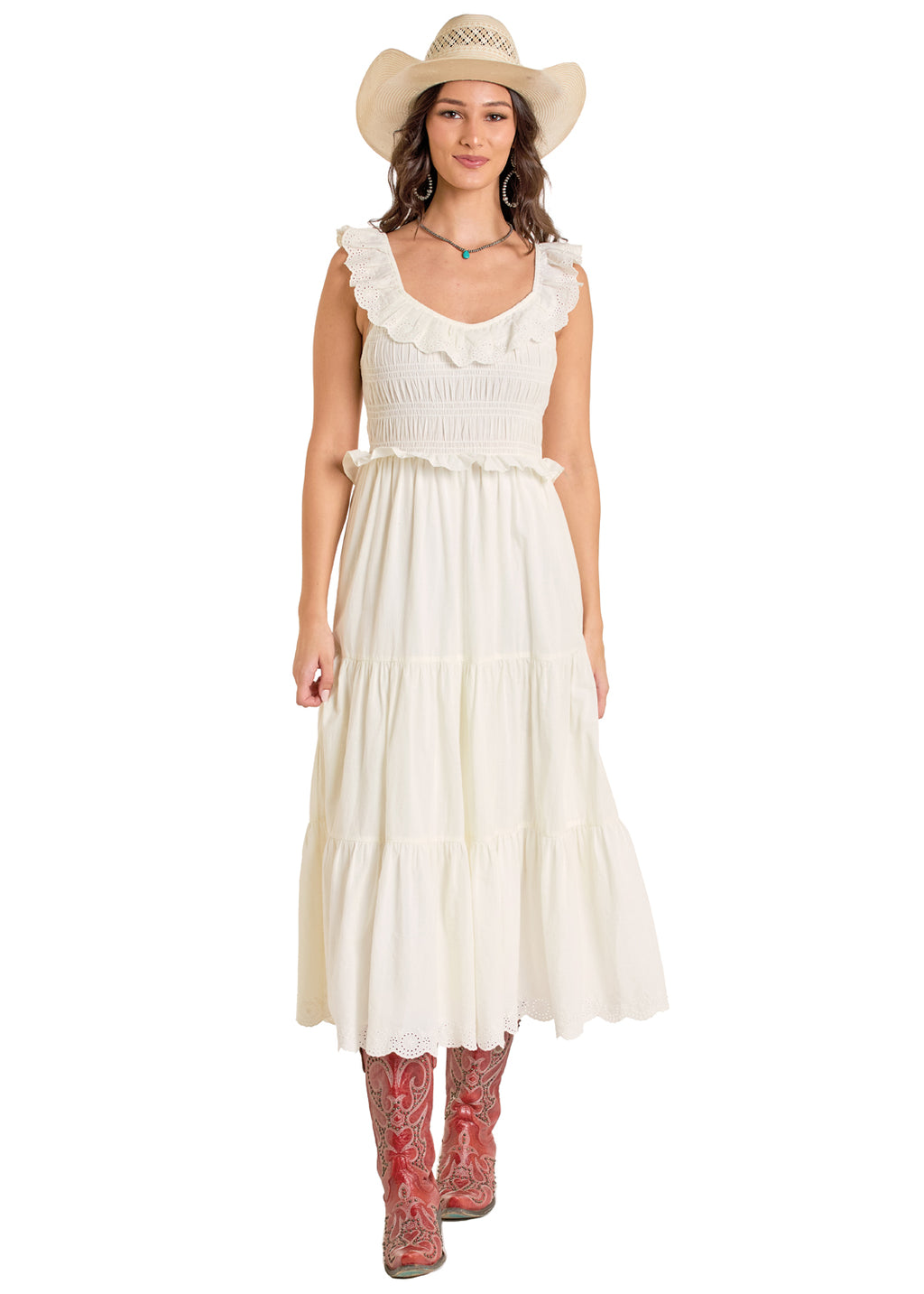 Whipped Frosting Summer Dress By Rock & Roll Denim