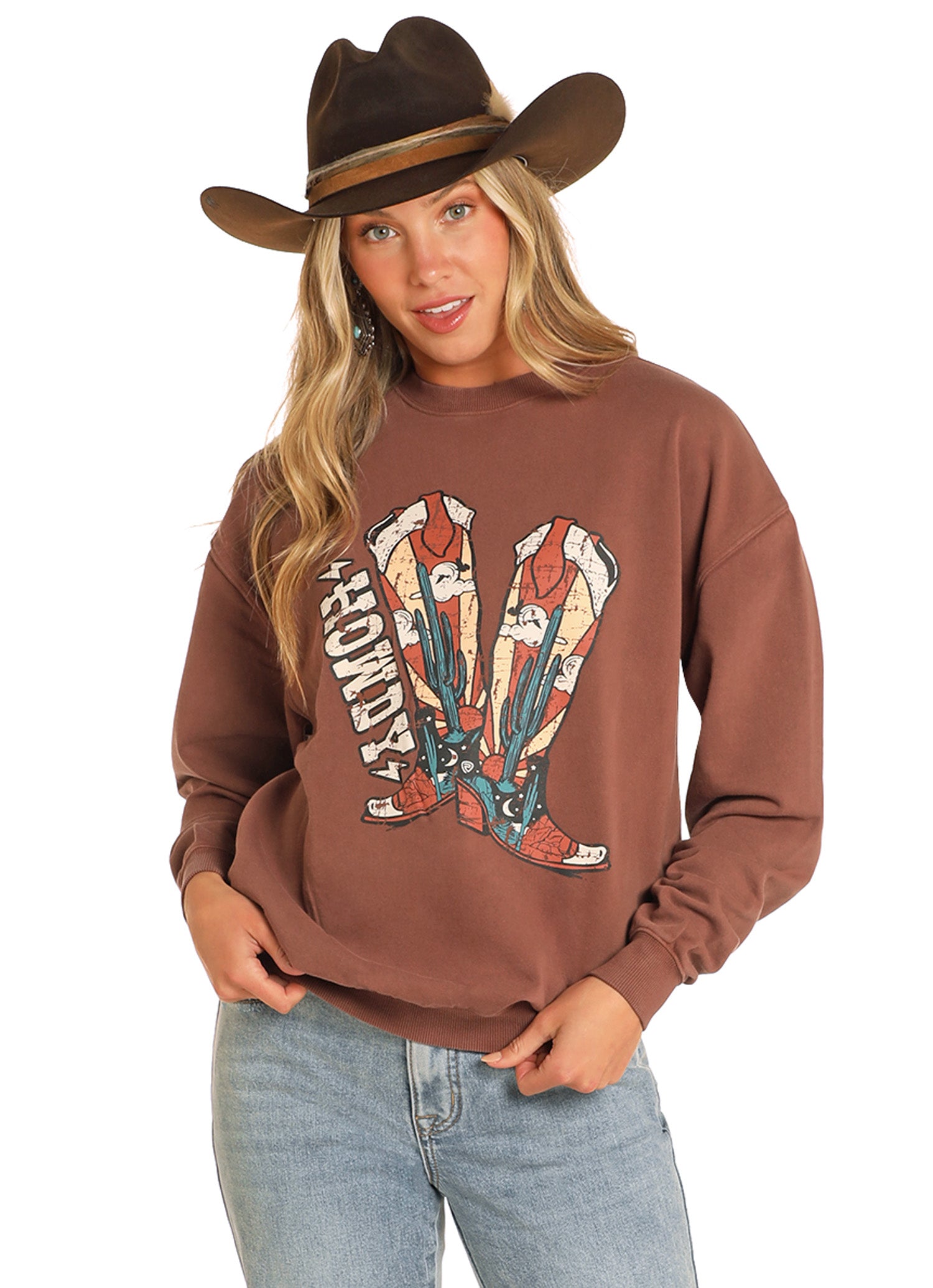 The Kick The Dust Up Sweatshirt by Rock & Roll Denim