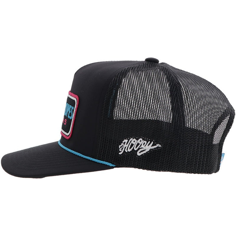 Cactus Ropes Black/Turquoise/Pink Hat