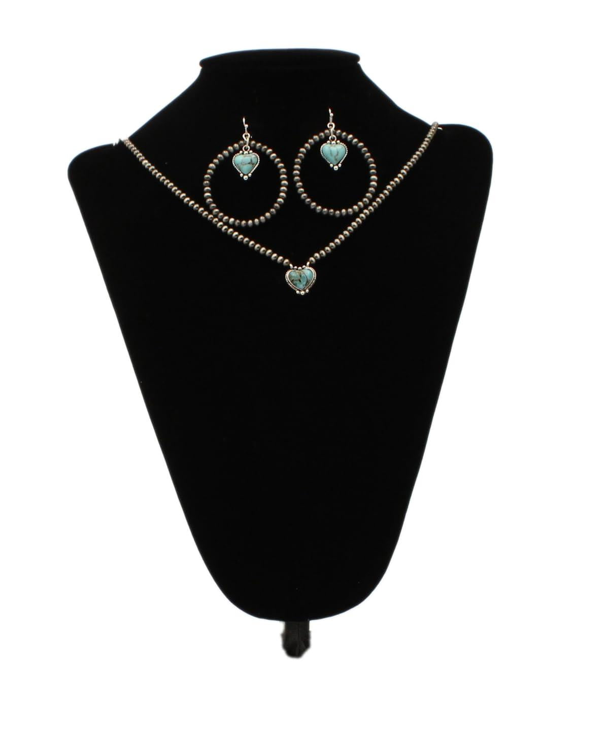 Hearts For Days Necklace + Earring set