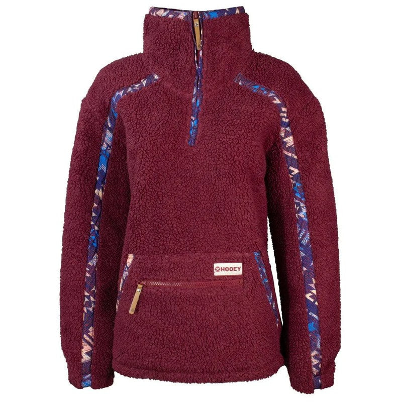The Kansas Sherpa Pullover by Hooey - Purple