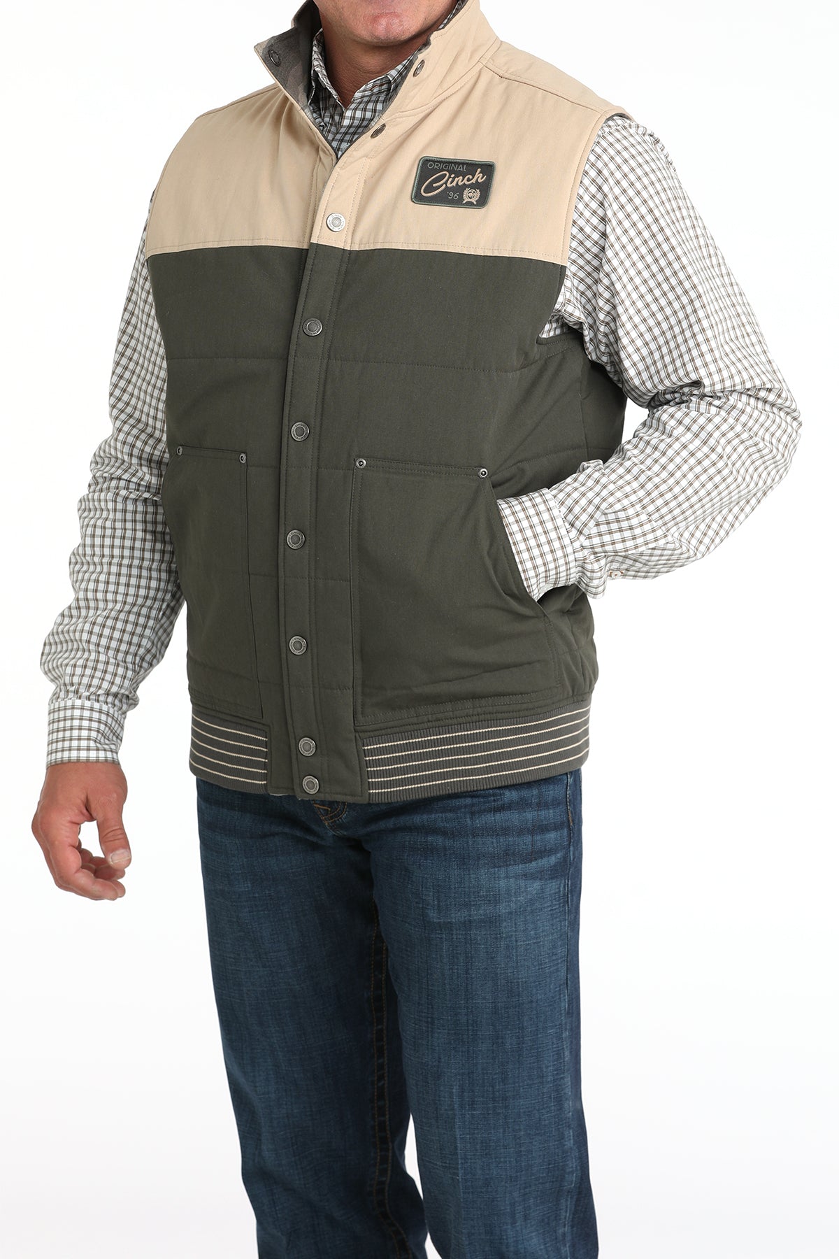 The River's Bend Men's Reversible Vest by Cinch