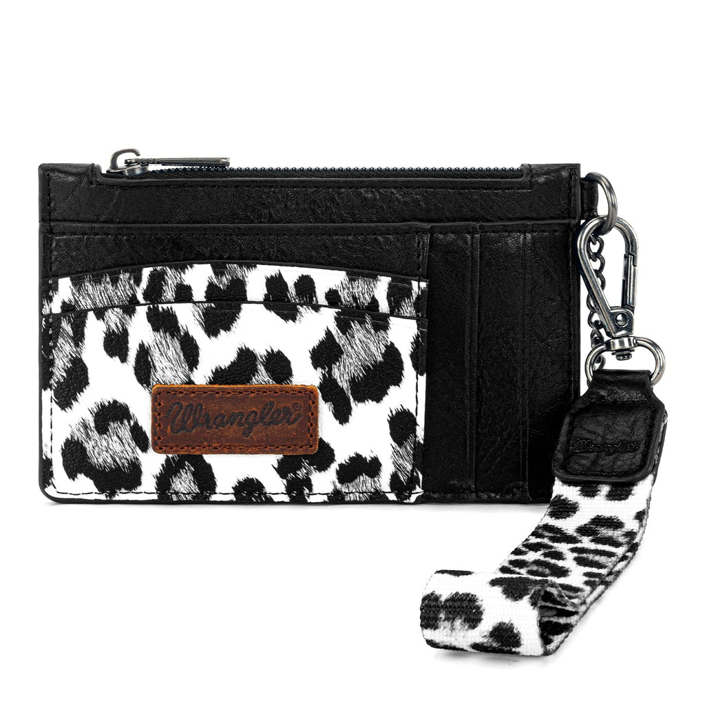 The Cat's Meow Wristlet Card Wallet by Wrangler - Black