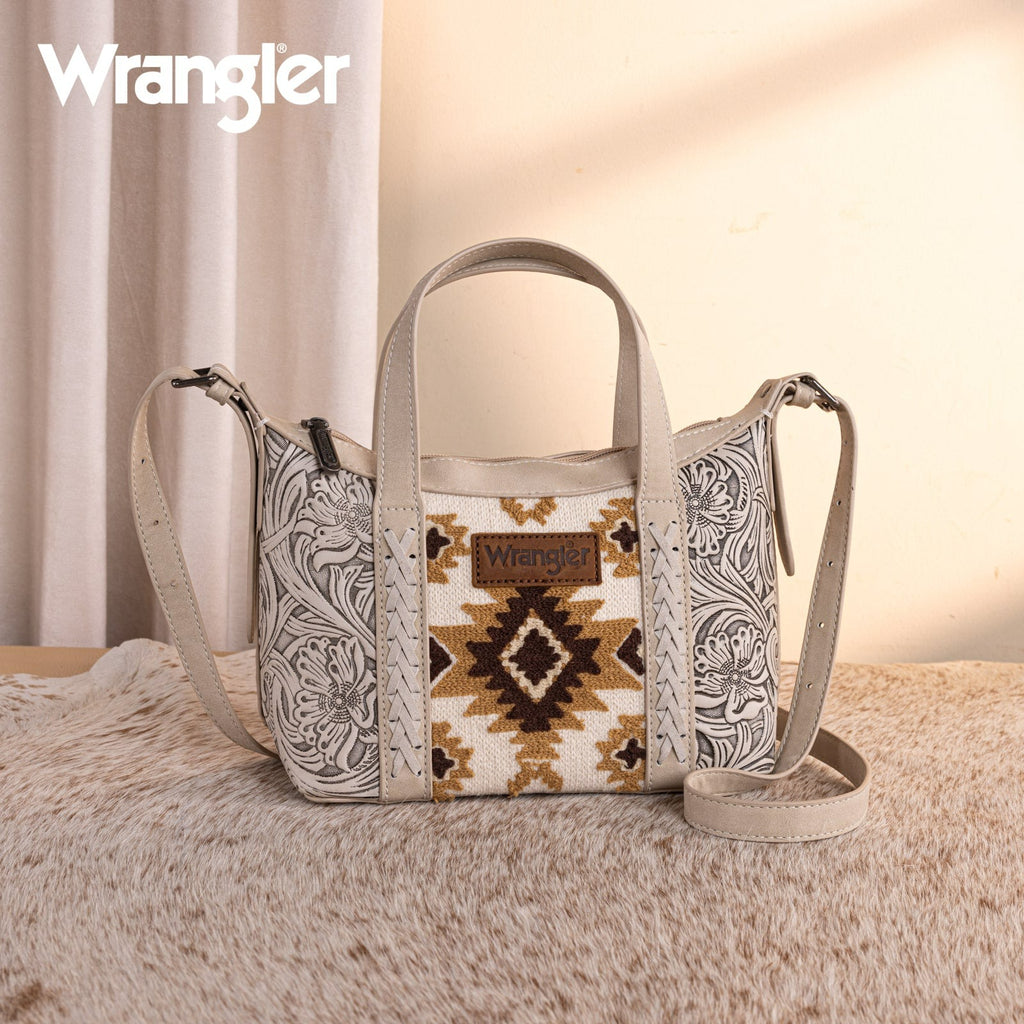 The Alexandra Wrangler Mini Tote/Crossbody Purse in Tan