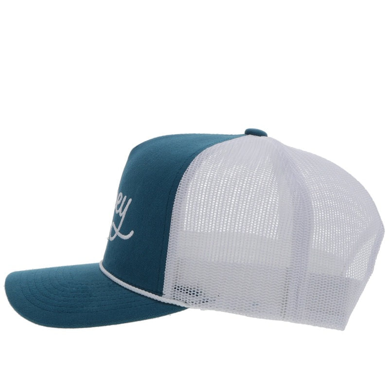 Hooey OG Hat Teal/White
