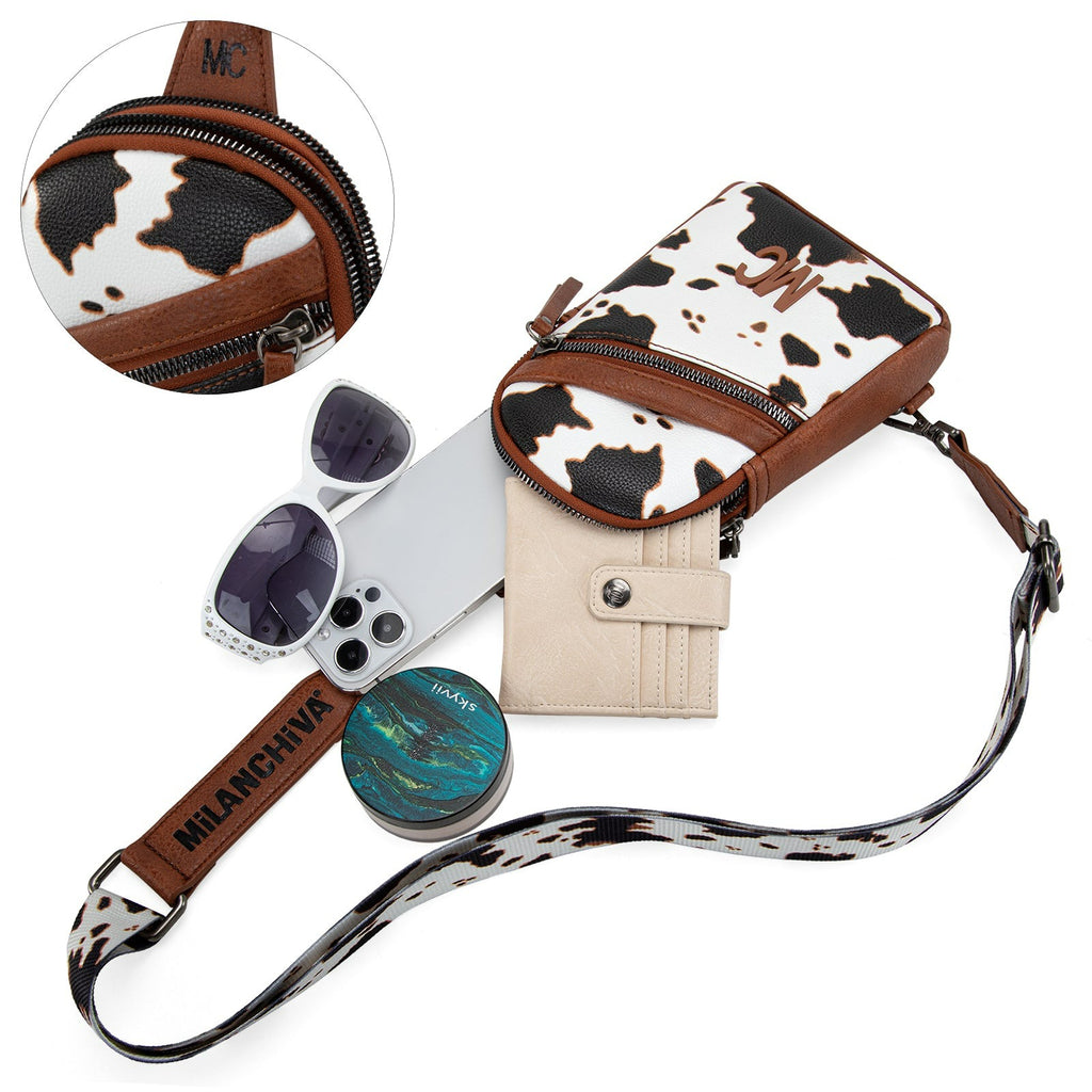 The Dairy Delight Slingbag by Milan Chiva - Brown