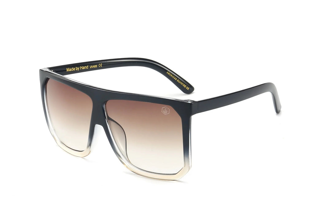 Ignite Sunglasses in Gradient Black by American Bonfire
