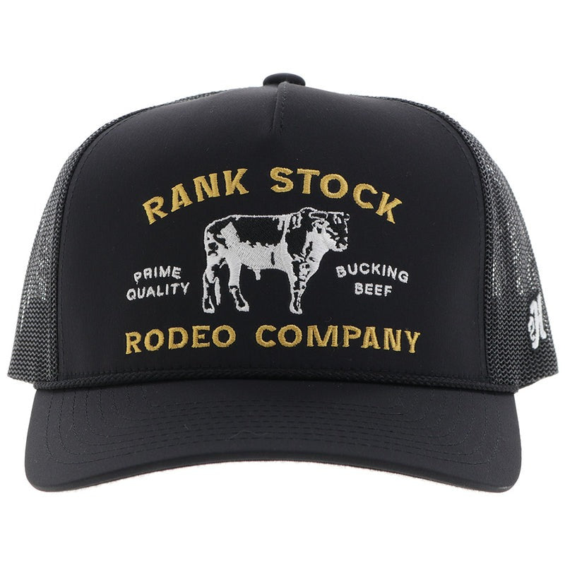 Rank Stock Hat by Hooey Black/Black