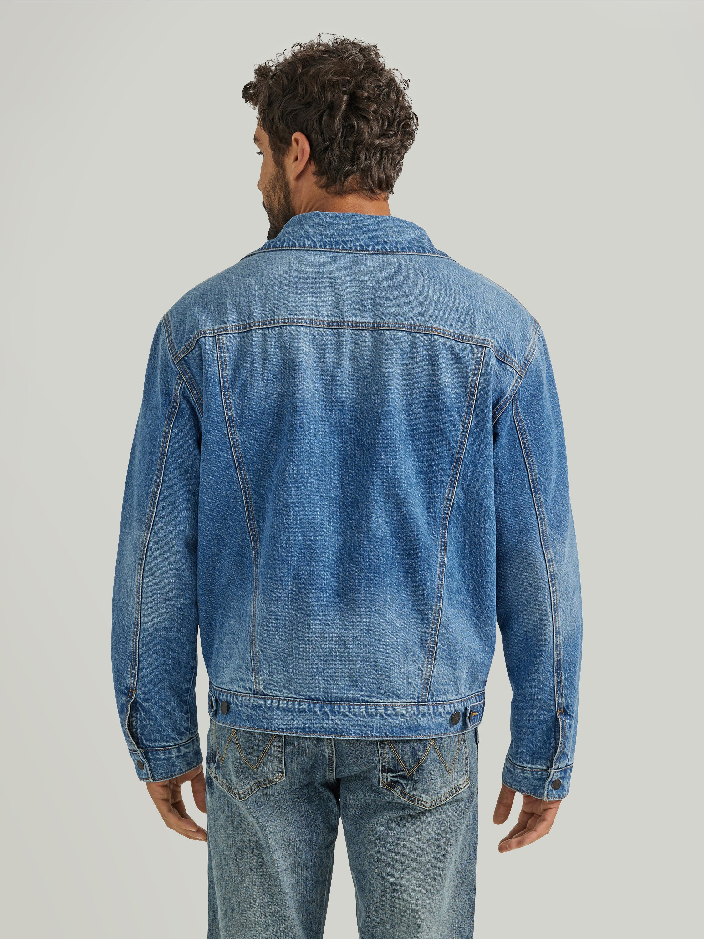 Lined Rodeo Night Men's Denim Jacket by Wrangler