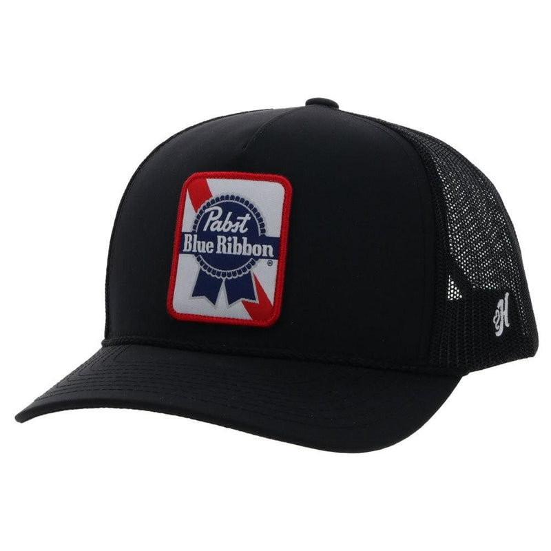 Pabst Blue Ribbon Hat by Hooey Black/Black