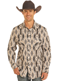 The Aldean Aztec Pearl Snap Shirt by Rock & Roll Denim