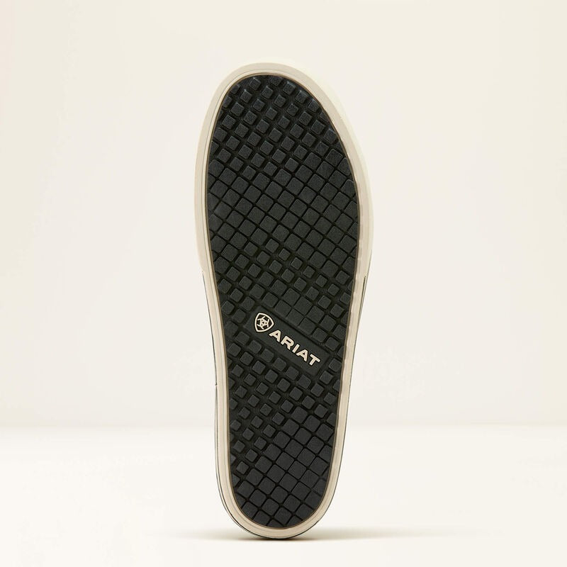 Skyler Sneaker by Ariat in Black Floral Emboss