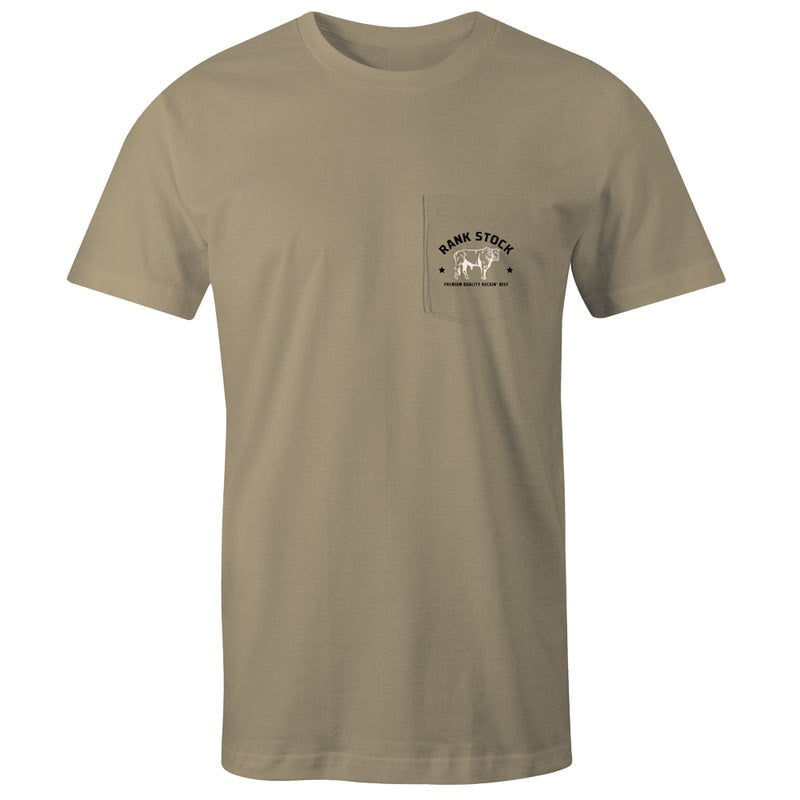 The Rank Stock Tee by Hooey in Desert Tan