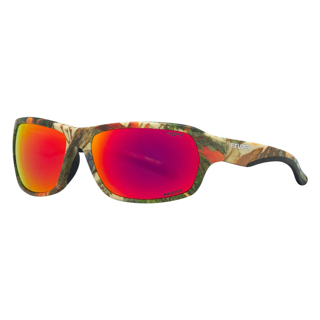 The Somox Actualbush in HDPV Polarized Red Sunglasses by Pit Viper