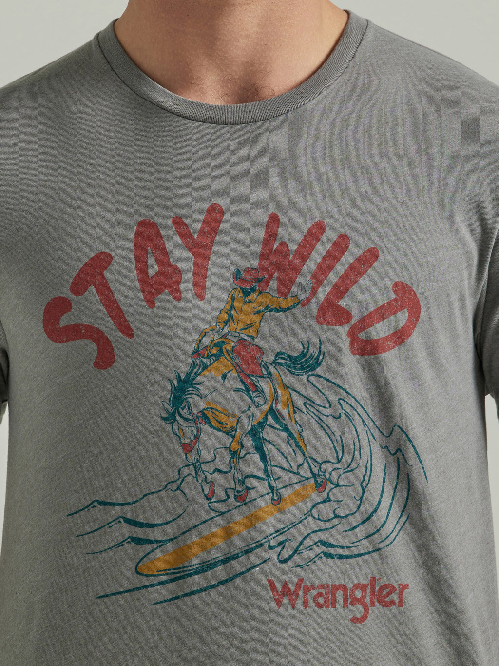 The Surfin' Bronc Tee By Wrangler