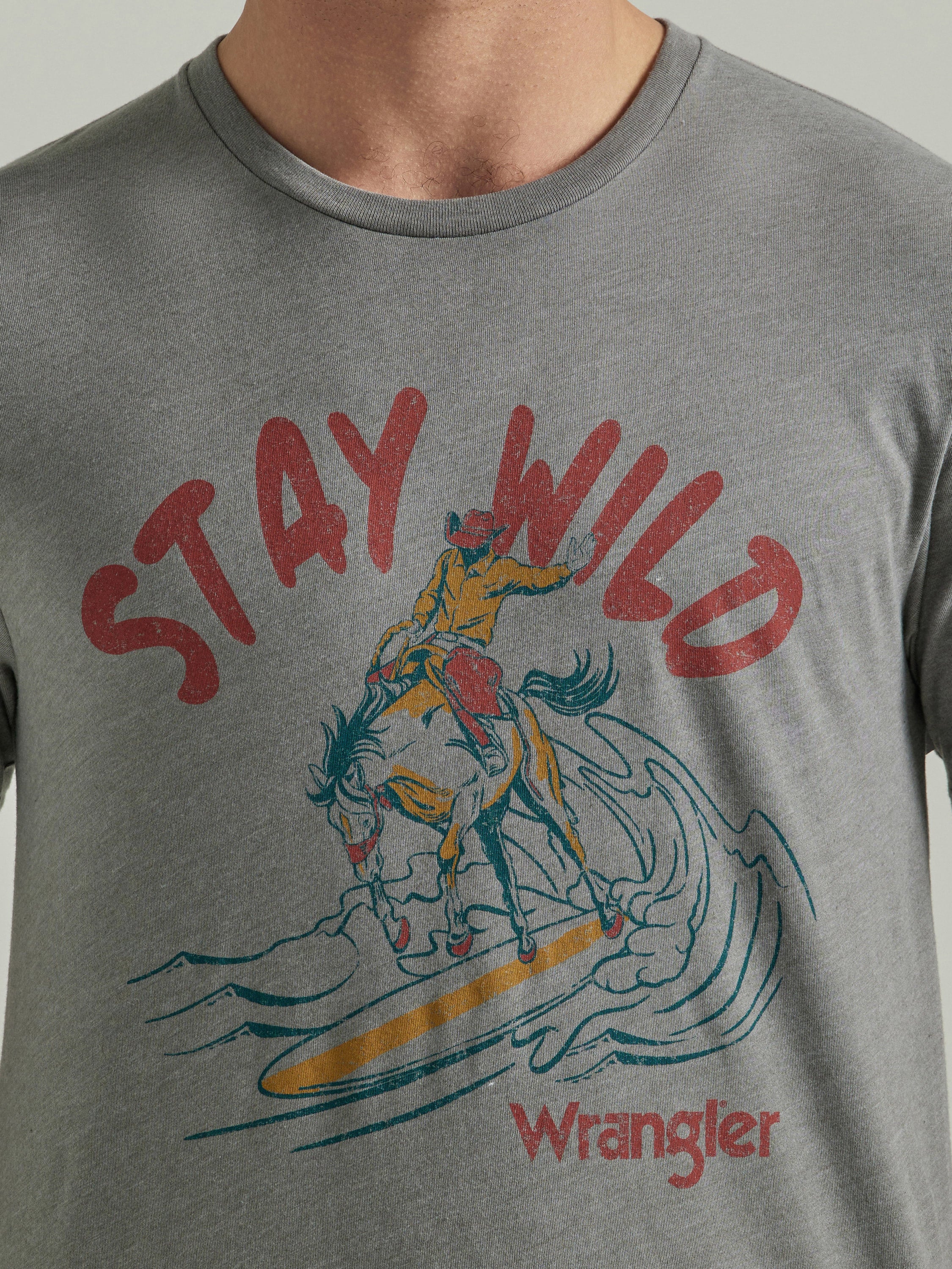 The Surfin' Bronc Tee By Wrangler