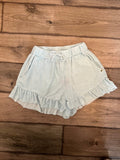 The Daisy Duke Ruffle Shorts - Baby Blue