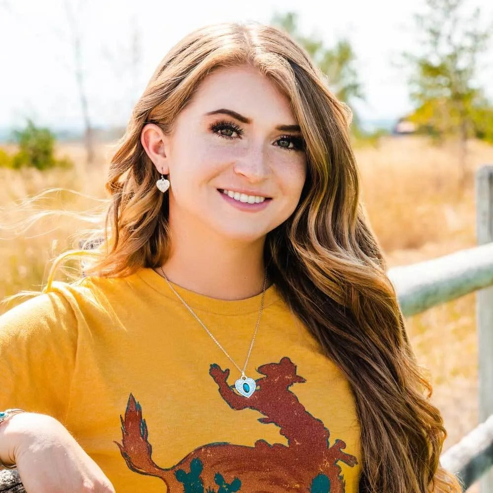 The Western Heart Earrings by Montana Silversmiths