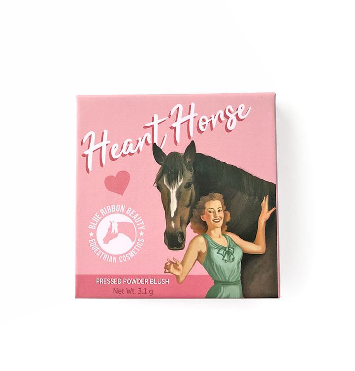 Heart Horse Matte Blush