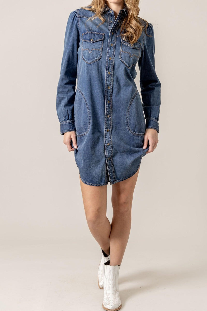 The Rox Denim Dress by Kimes Ranch