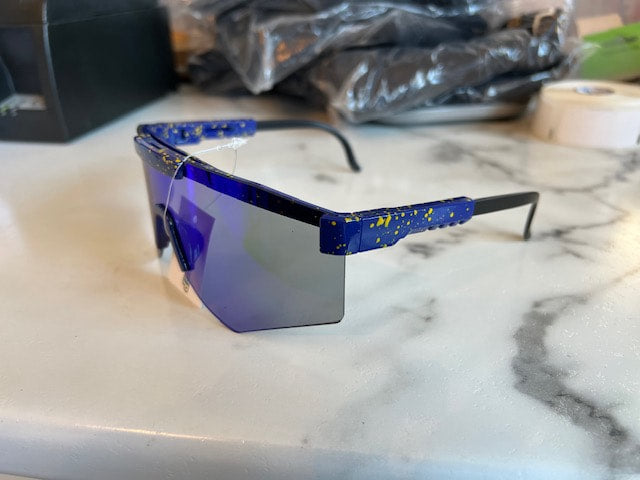 Blue Sporty Sunglasses