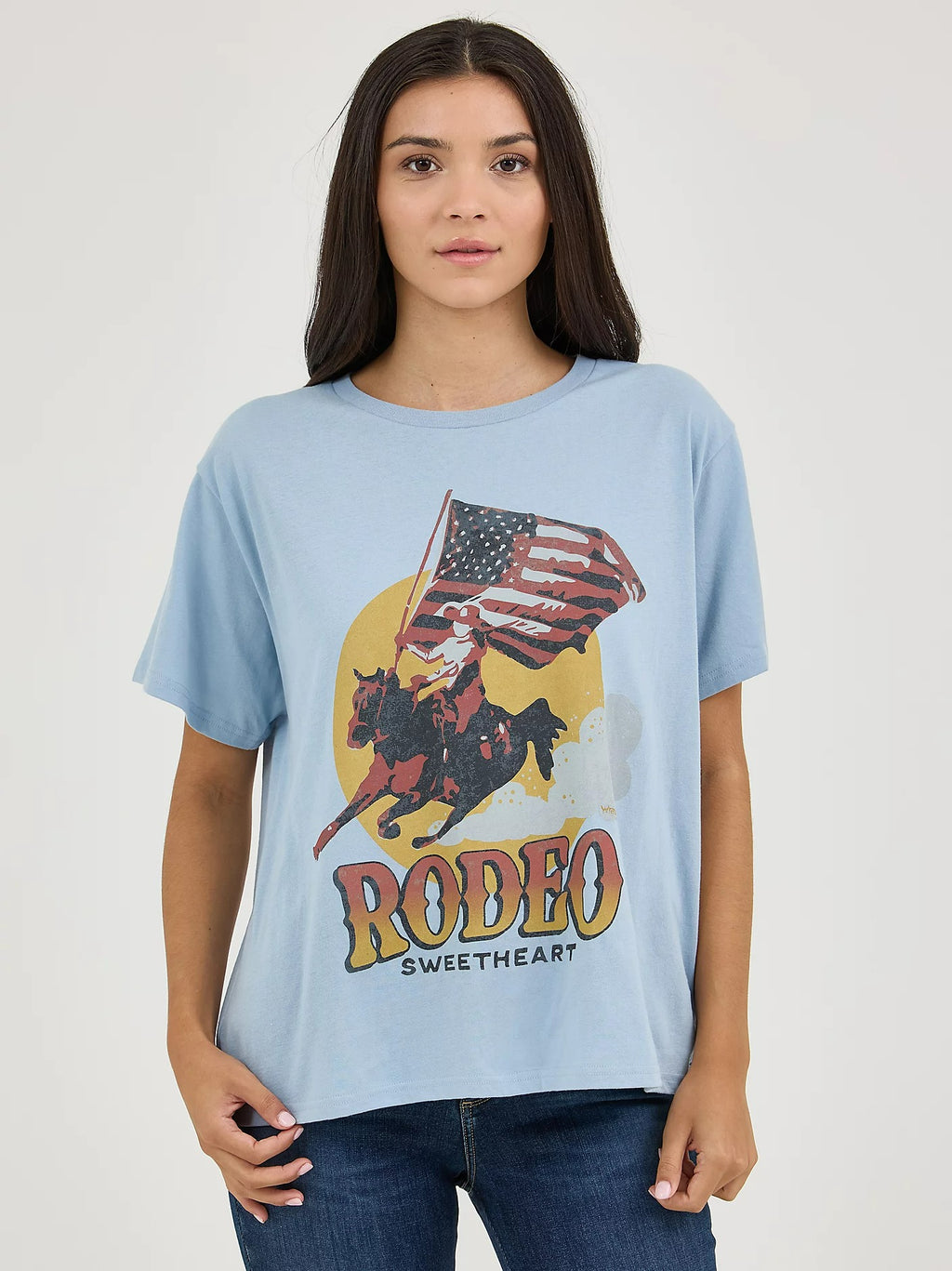 Rodeo Sweetheart Girlfriend Fit Women's Tee by Wrangler