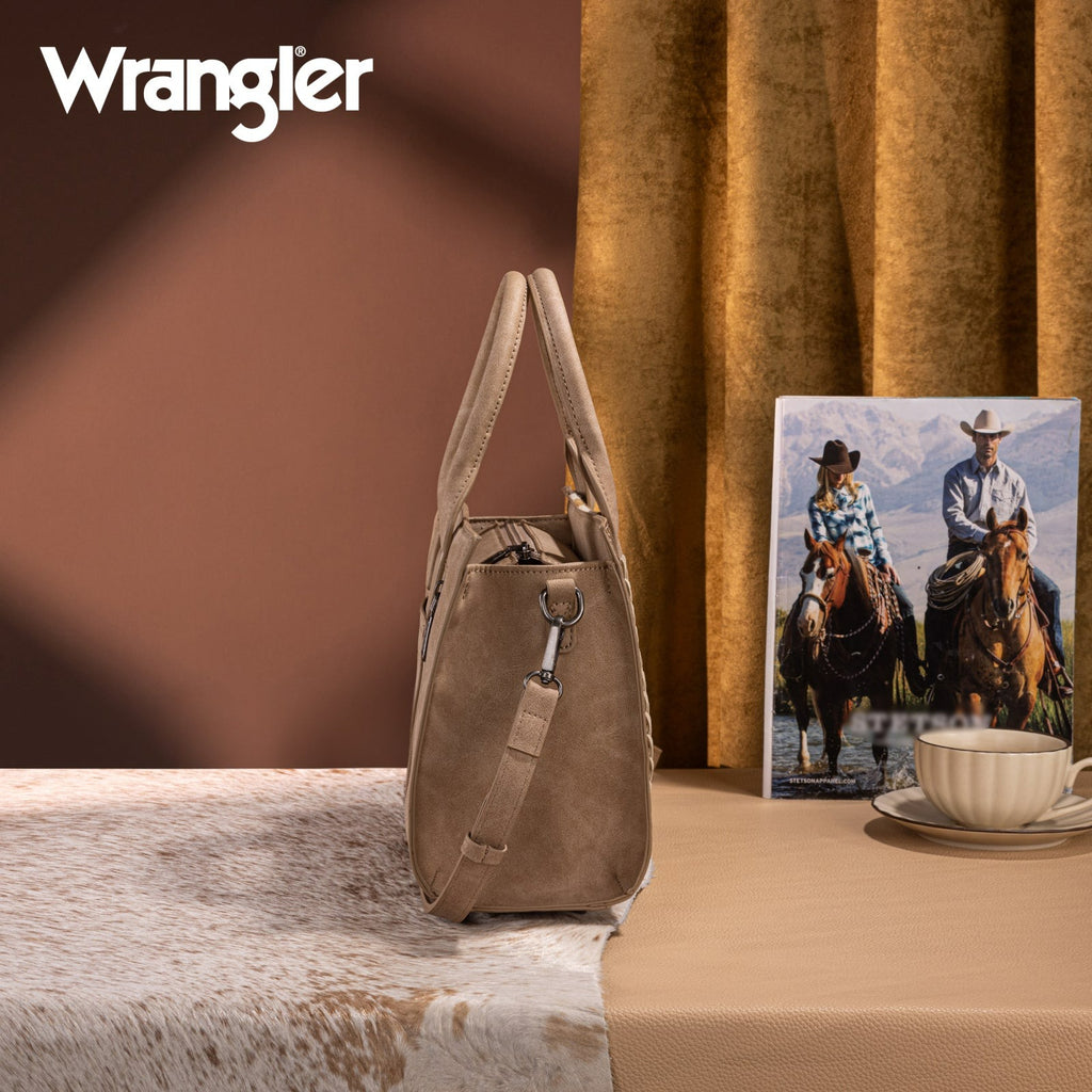The Alexandra Wrangler Mini Tote Purse in Tan
